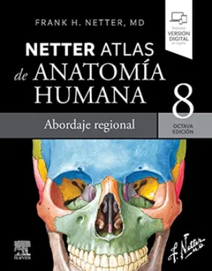 NETTER. ATLAS DE ANATOMIA HUMANA. ABORDAJE REGIONAL 08 / 2023